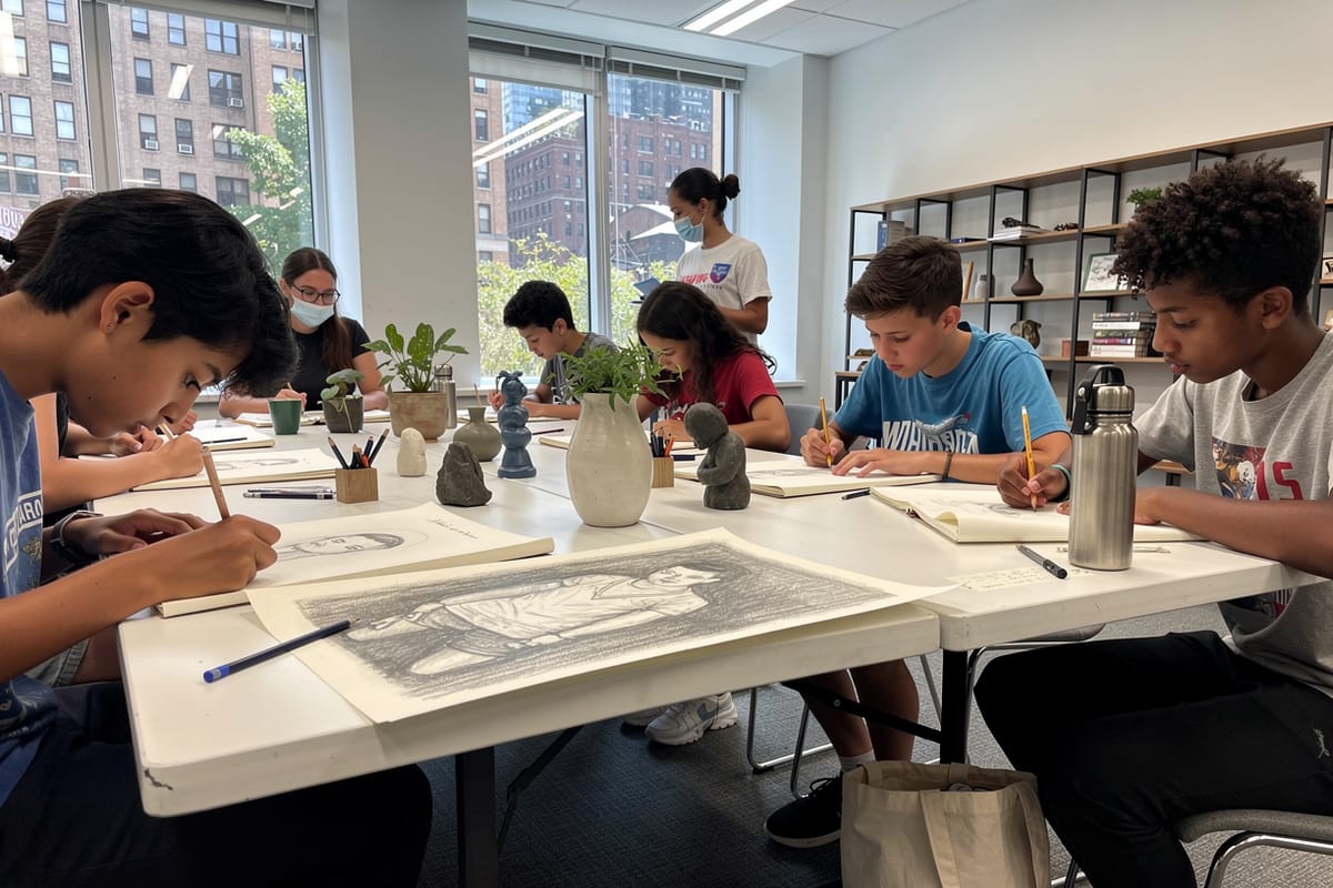 Drawing Fundamentals and Portfolio (grades 5-8) | Friday, Fall 2026
